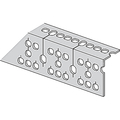 Abb Heavy-Duty Slotted Right Angle Channel, Steel RA 300 10